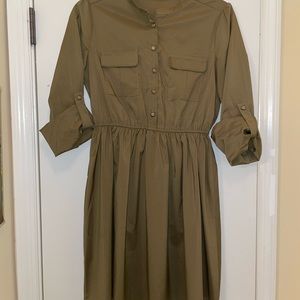 Ya brand Olive green knee length dress